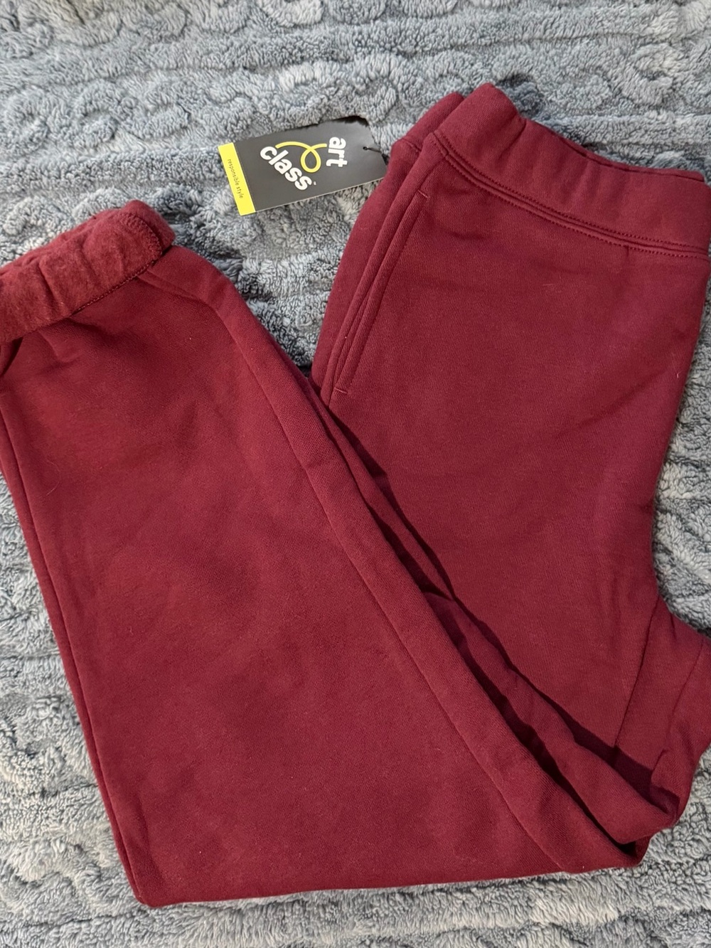 art class Kids Maroon Sweatpants Joggers